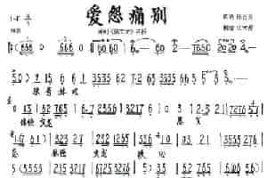 [闽剧] 爱怨痛别（《陆文龙》选段） 戏曲唱谱