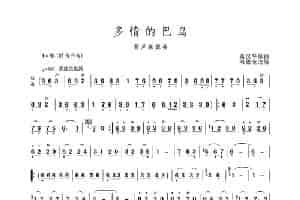 多情的巴乌（葫芦丝独奏） 歌谱简谱