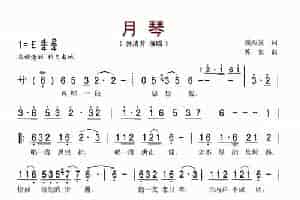 月琴 歌谱简谱