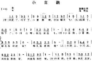 小喜鹊（贺敬之词 马可曲） 少儿歌曲谱