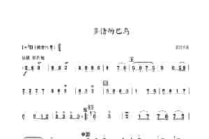 多情的巴乌（葫芦丝演奏提示版） 歌谱简谱