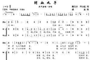 猪血丸子（男声独唱+伴唱） 合唱歌曲谱