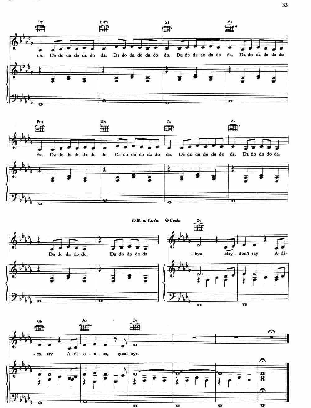 ONE BY ONE （一个又一个）（正谱） 外国歌曲谱_第5张