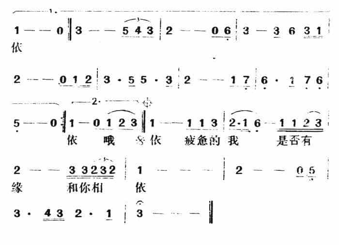 驿动的心（姜育恒演唱版） 通俗唱法曲谱_第2张