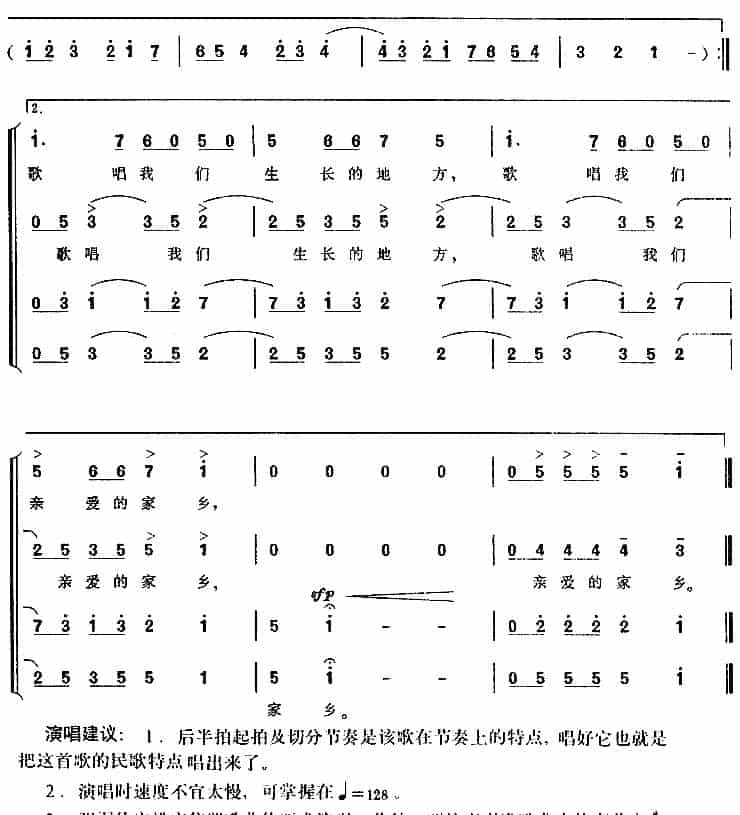 [几内亚] 鼓声（合唱） 外国歌曲谱_第3张