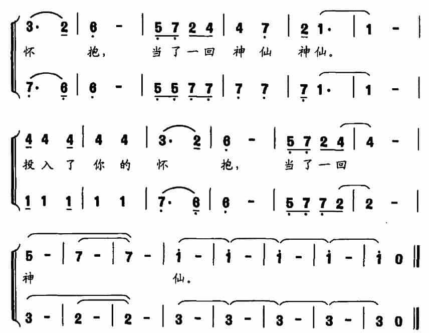 湿地情 合唱歌曲谱_第3张