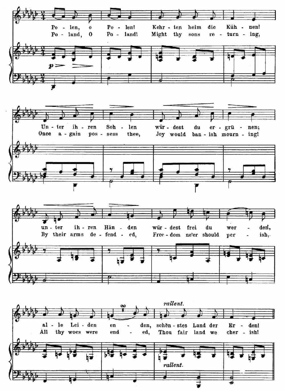 波兰悲歌 Polens Grabgesang（正谱） 外国歌曲谱_第5张