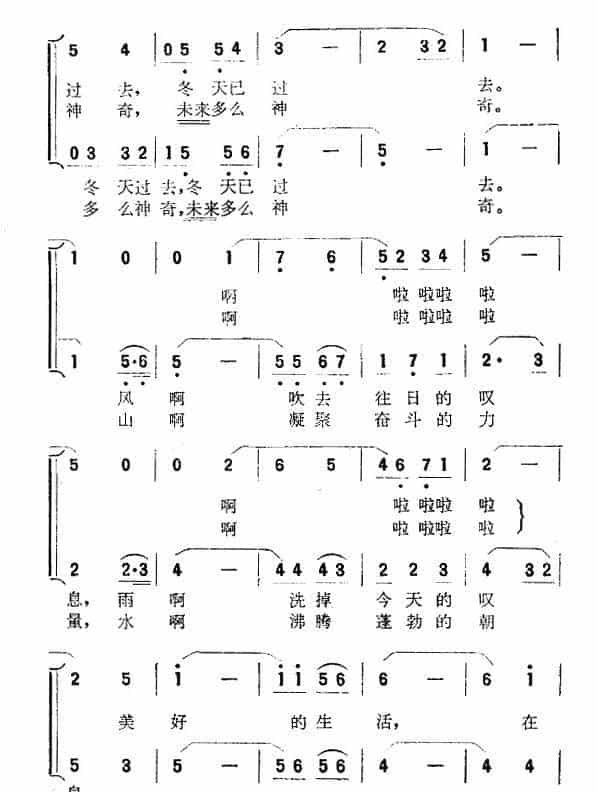 生活召唤你 合唱歌曲谱_第2张
