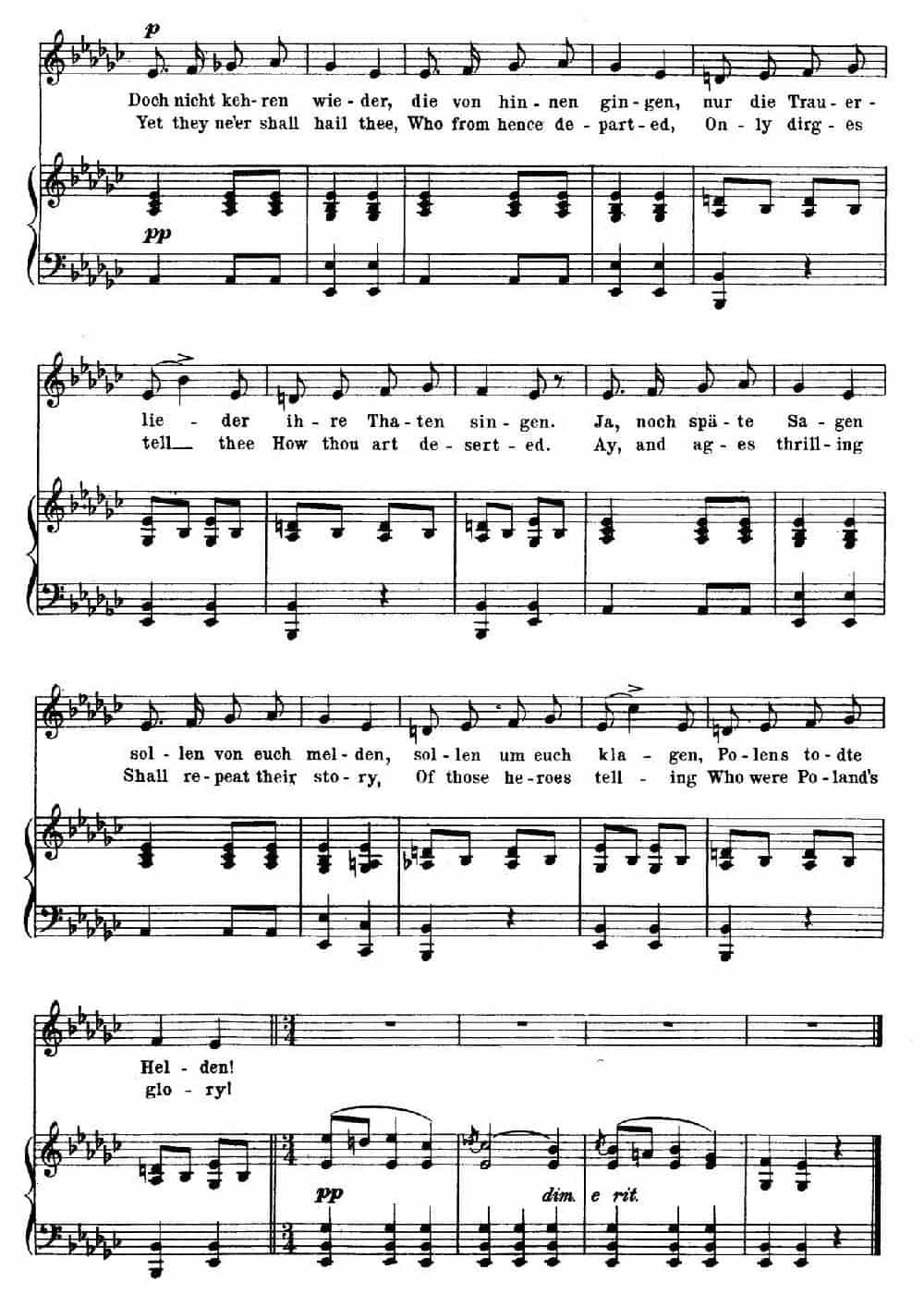 波兰悲歌 Polens Grabgesang（正谱） 外国歌曲谱_第6张