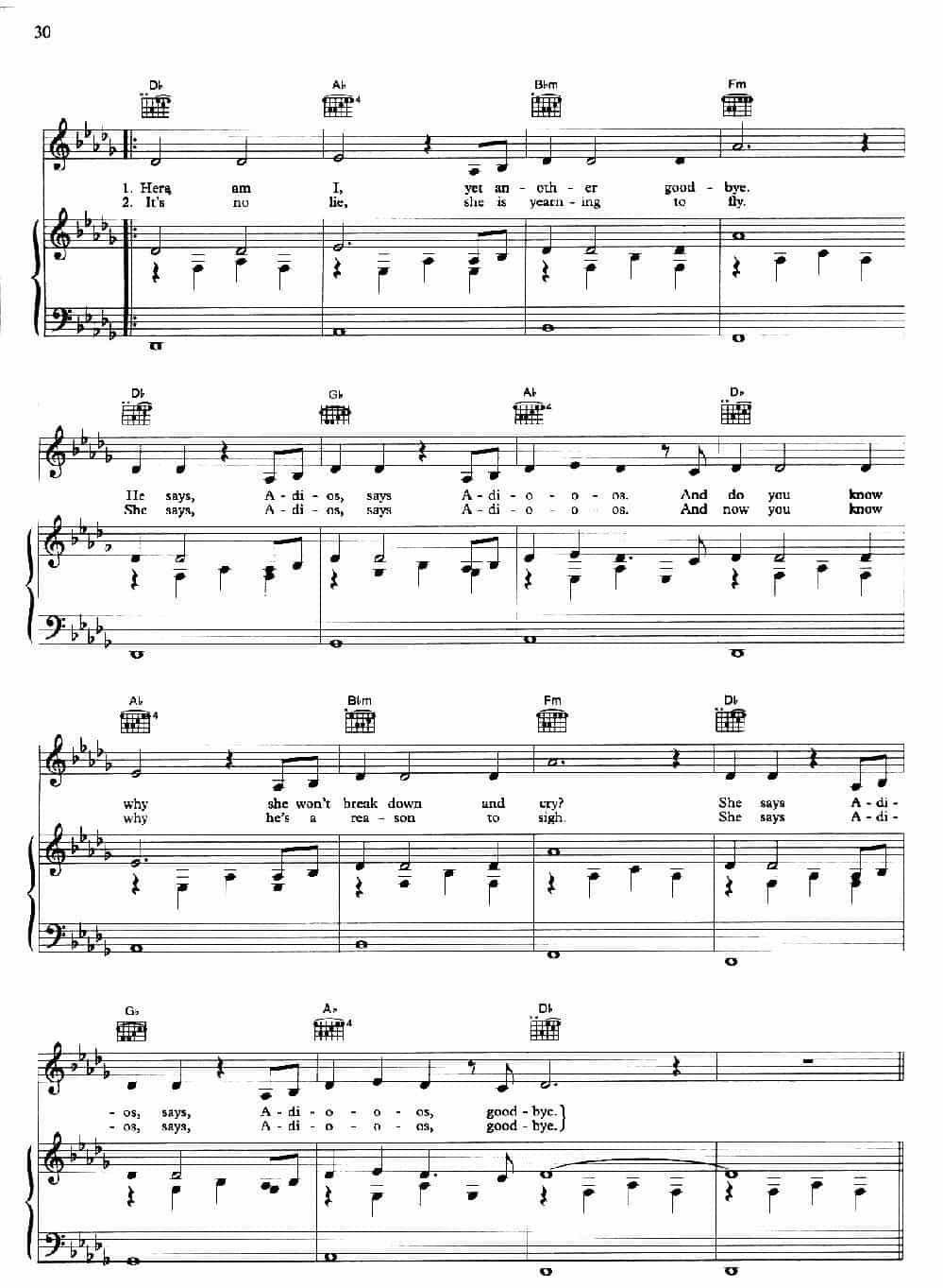 ONE BY ONE （一个又一个）（正谱） 外国歌曲谱_第2张