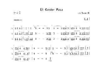 El Condor Pasa（排箫） 歌谱简谱