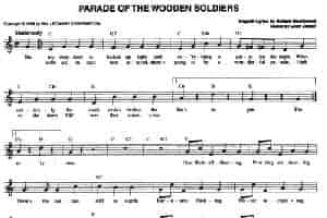 PARADE OF THE WOODEN SOLDIERS 外国歌曲谱